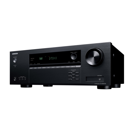 Onkyo TX-NR5100 7.2-channel home theatre receiver with Dolby Atmos, Wi-Fi, Bluetooth, Apple AirPlay 2, and Amazon Alexa compatibility + Bonus