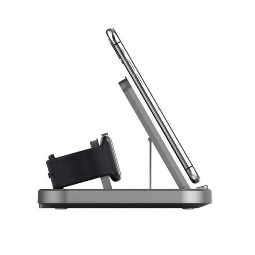 Veho DS-7 QI Wireless Multi-Charging Station - Grey