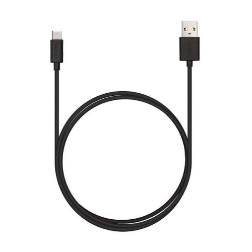 Veho Pebble USB-A to USB-C Charge & Sync Cable 1m - Black
