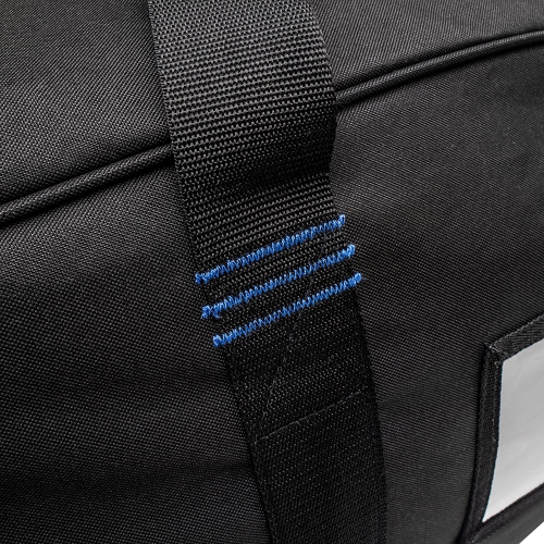 NHL 36-Inch Black Rolling Hockey Bag with Wheels Heavy Duty Oversized Travel Duffle Bag