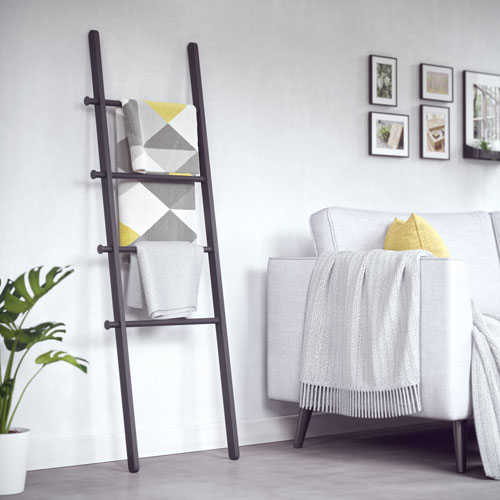 Umbra Leana Ladder Clothes/Towel Rack - White