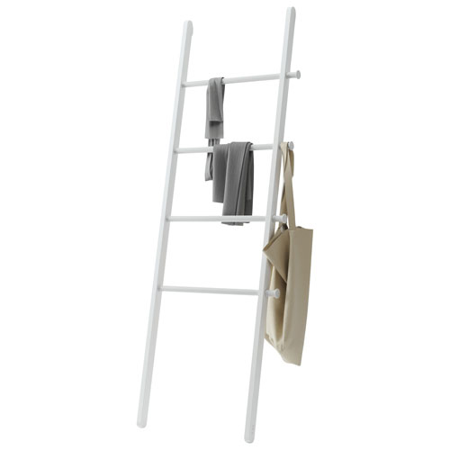 Umbra Leana Ladder Clothes/Towel Rack - White