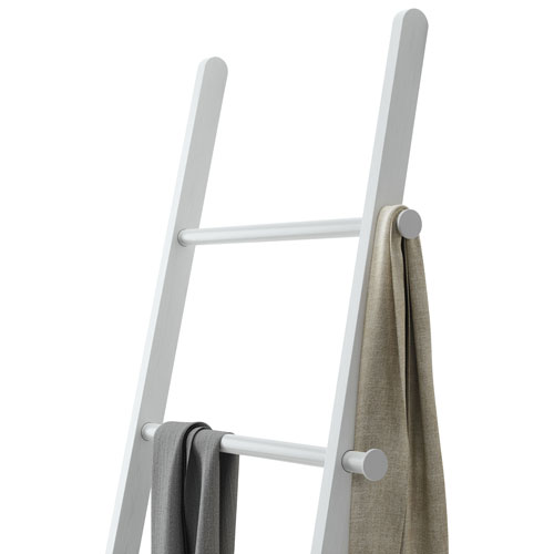 Umbra Leana Ladder Clothes/Towel Rack - White