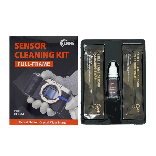 UES Full-Frame Camera Sensor Cleaning Kit and 8pcs Lens Cleaning Cloth