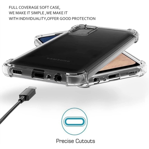 【CSmart】 Étui Coque arrière souple en gelée de silicone TPU mince pour Samsung Galaxy A03s