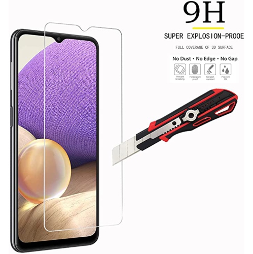 pour Samsung Galaxy A32 5G Protecteur d'écran en verre trempé Film de protection Dureté 9H Anti-rayures Protecteur d'écran en verre trempé sans bulles