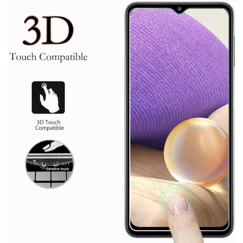 pour Samsung Galaxy A32 5G Protecteur d'écran en verre trempé Film de protection Dureté 9H Anti-rayures Protecteur d'écran en verre trempé sans bulles