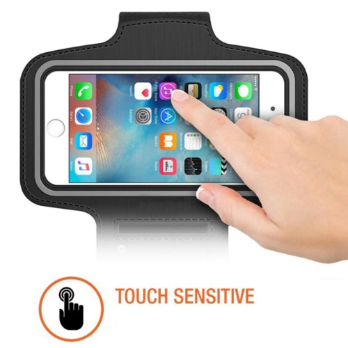 【5.5"-6.0"】 CSmart Thin Waterproof Sports Gym Running Arm Band Holder Case for 5.5"-6" iPhone Samsung Universal Phone