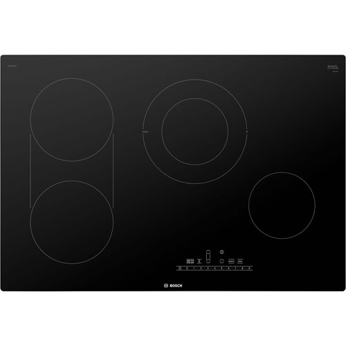 Bosch 30" 4-Element Electric Cooktop - Black