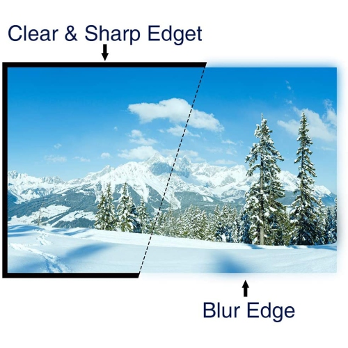 NIERBO Ruban en feutre noir pour amélioration de la projection de l'écran du projecteur DIY 5,1 x 1,8 m