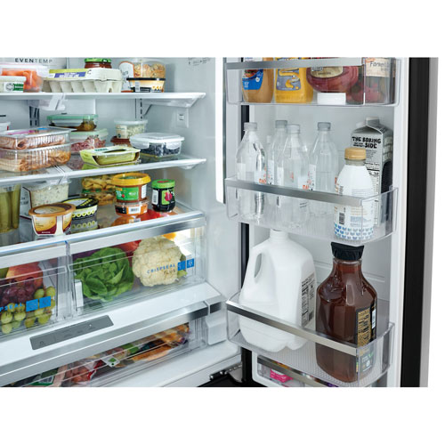 Frigidaire Gallery 36" French Door Refrigerator w/ Water/Ice Dispenser -Black Stainless