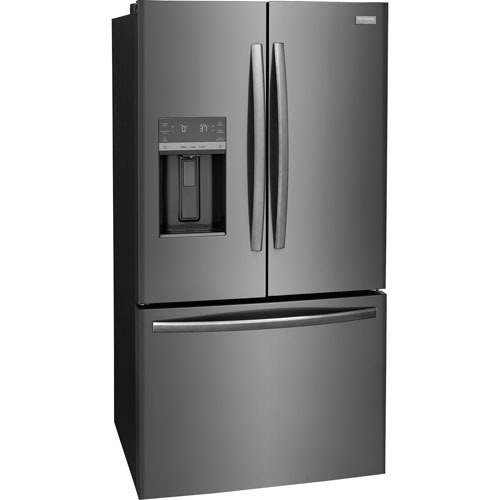 Frigidaire Gallery 36" French Door Refrigerator w/ Water/Ice Dispenser -Black Stainless