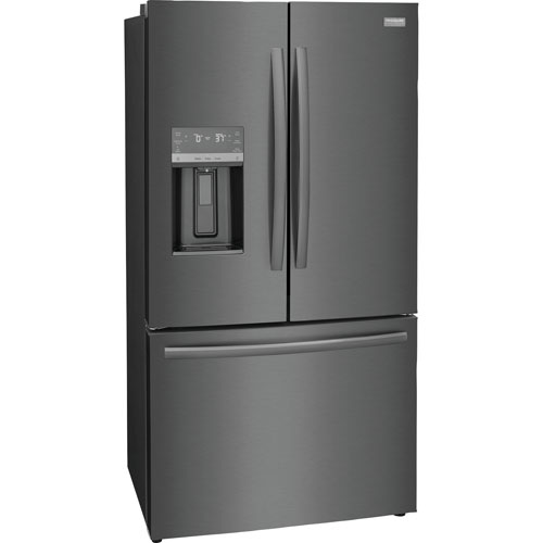 Frigidaire Gallery 36" French Door Refrigerator w/ Water Dispenser -Black Stainless Steel