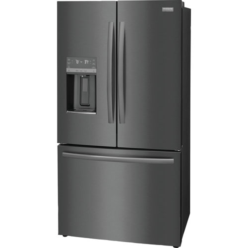 Frigidaire Gallery 36" French Door Refrigerator w/ Water Dispenser -Black Stainless Steel