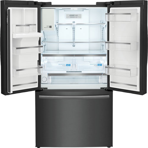 Frigidaire Gallery 36" French Door Refrigerator w/ Water Dispenser -Black Stainless Steel