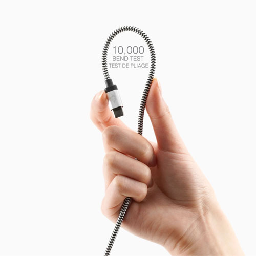 LBT 1.2m USB-A/Lightning Cable (LBT098) - Black/White