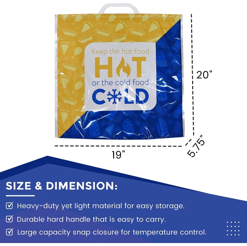 Planet E Foil Hot & Cold Grocery Bag Pack of 5