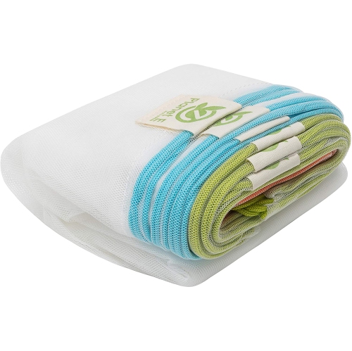 Planet E Reusable Mesh Produce Bags with Drawstring - Set of 12 Assorted Sizes