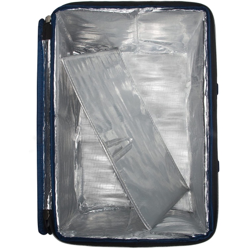 Planet E Reusable Grocery Shopping Bags – Large Collapsible Insulated Zippered Coolers with Reinforced Bottom Made of Recycled Plastic