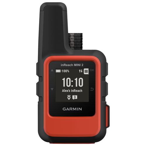 GPS de plein air InReach Mini 2 de Garmin - Rouge