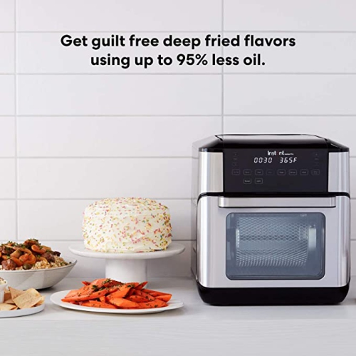 Instant Vortex Pro 9-in-1 Air Fryer, 10 Quart, Air Fry, Roast, Toast, Broil, Bake, Reheat, Dehydrate, Proof & Rotisserie