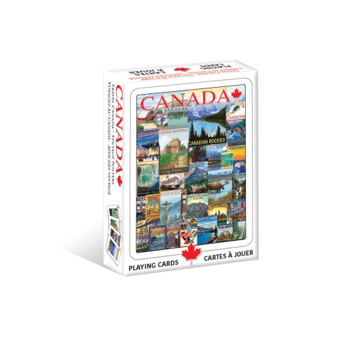 Eurographics&nbsp;: Cartes à jouer / Voyages Canada