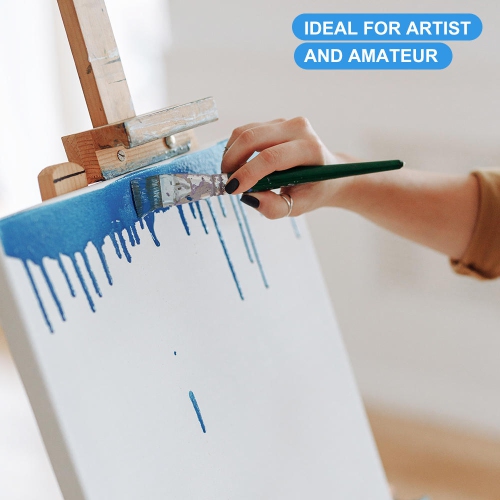 Students, Beginners, Professionals Painting Stretched Blank Canvas Set, 5 Sizes, 10/Pack