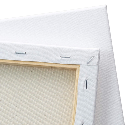 Students, Beginners, Professionals Painting Stretched Blank Canvas Set, 5 Sizes, 10/Pack