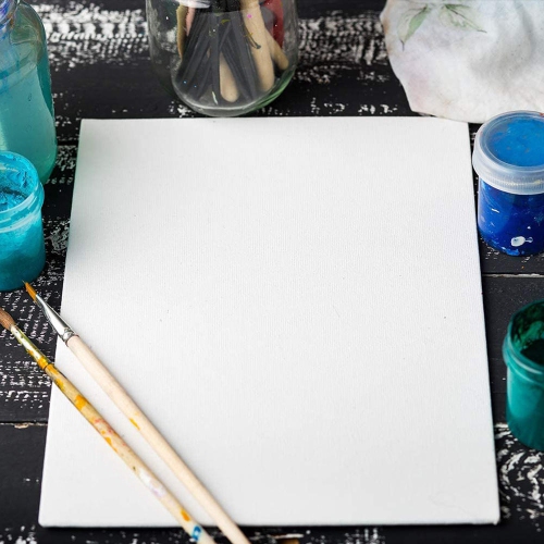 Students Beginners Painting Blank Canvas Panels Artist Canvas