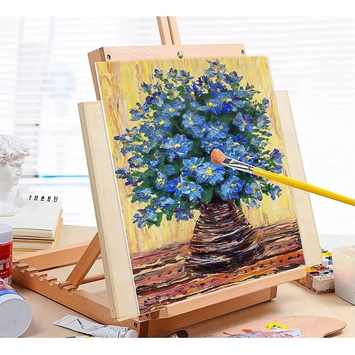 Students, Beginners Painting Blank Canvas Panels, Artist Canvas Boards for Painting, White, 12/Pack - Moustache® - 12" x 12"