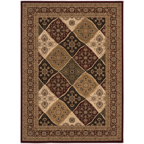 RUG BRANCH  Traditional Persian Medallion Indoor Area Rug