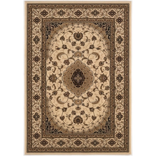 RUG BRANCH  Diwan Traditional Persian Medallion Indoor Round Area Rug