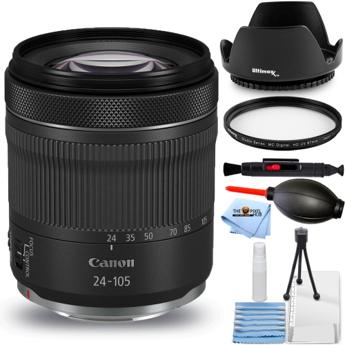 CANON  Rf 24-105MM F/4-7.1 Is Stm Lens 4111C002 - 7PC Accessory Bundle