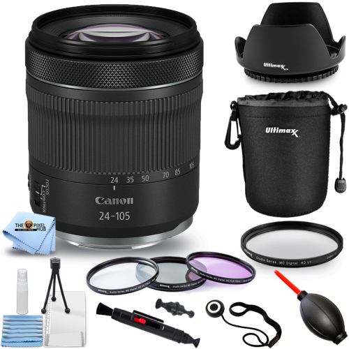 CANON  Rf 24-105MM F/4-7.1 Is Stm Lens 4111C002 - 10PC Accessory Bundle