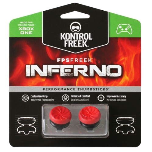 Remis à neuf - capuchons antidérapants à 4 griffes FPS Freek Inferno de KontrolFreek pour Xbox One/Xbox Series X|S