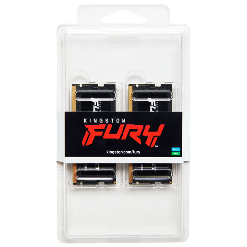 Kingston Fury Impact 32GB (2 x 16GB) DDR5 4800Mhz Laptop Memory (KF548S38IBK2-32)