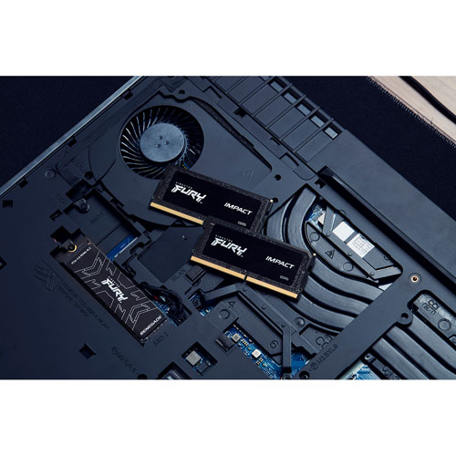 Kingston Fury Impact 32GB (2 x 16GB) DDR5 4800Mhz Laptop Memory (KF548S38IBK2-32)
