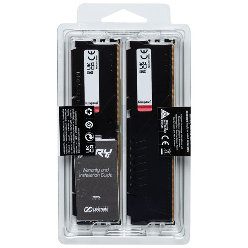 Kingston Fury Beast 32GB (2 x 16GB) DDR5 6000MHz Desktop Memory (KF560C40BBK2-32)