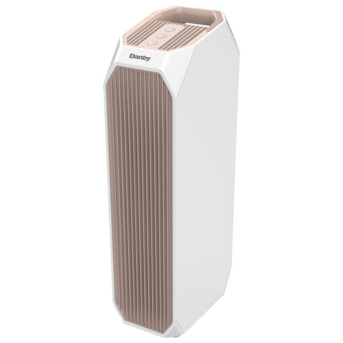 Danby Air Purifier with HEPA Filter - 210 sq. ft. - White/Mocha