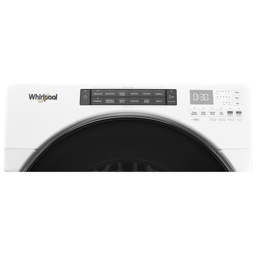 Whirlpool 5.2 Cu. Ft. Electric Washer & Dryer Combo (WFC682CLW) - White