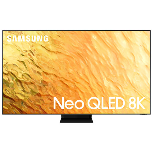 Téléviseur intelligent Tizen QLED Neo UHD 8K de 75 po de Samsung - Acier inoxydable