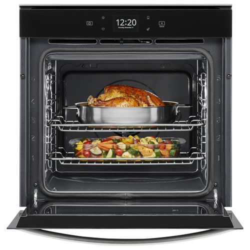Whirlpool 23" 2.9 Cu. Ft. True Convection Electric Wall Oven (YWOS52ES4MZ) - Stainless Steel