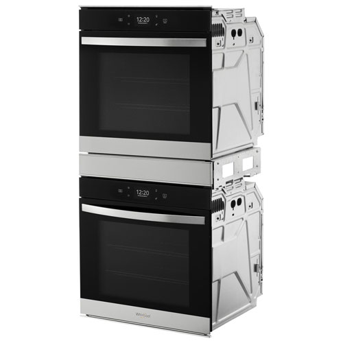 Whirlpool 23" 5.80 Cu. Ft. Double True Convection Electric Wall Oven - Fingerprint Resistant Stainless Steel