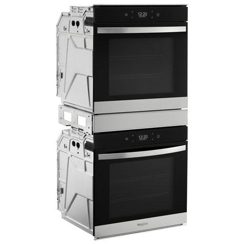 Whirlpool 23" 5.80 Cu. Ft. Double True Convection Electric Wall Oven - Fingerprint Resistant Stainless Steel