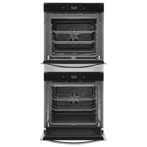 Whirlpool 23" 5.80 Cu. Ft. Double True Convection Electric Wall Oven - Fingerprint Resistant Stainless Steel