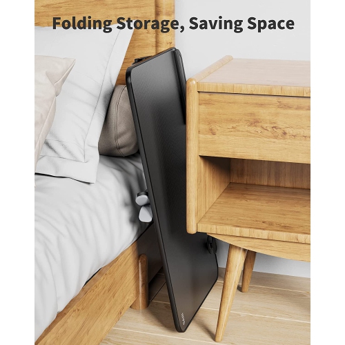 Laptop Desk for Bed, SAIJI Lap Desks Bed Trays for Eating Writing, Adjustable Computer Laptop Stand, Foldable Lap Table in Sofa and Couch