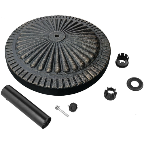Gymax 30LBS Round Patio Market Umbrella Base Heavy-Duty Outdoor Stand