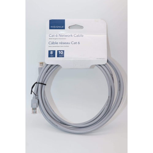 Insignia NS-PNW5608C 8ft./0.7m Cat6 Network Cable by INSIGNIA - Open Box condition - Image 2