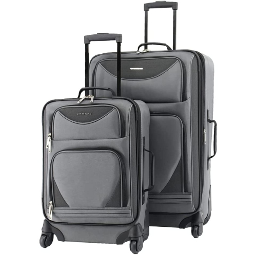 Jetstream 2 Piece Softside Expandable Luggage Set with Dual Front ...