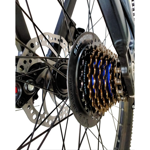 Vélo de montagne à 24 vitesses de 26 po de GoTyger - Noir